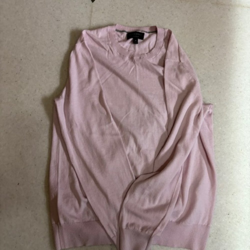 Banana Republic Men's Sweater - Pink, Medium